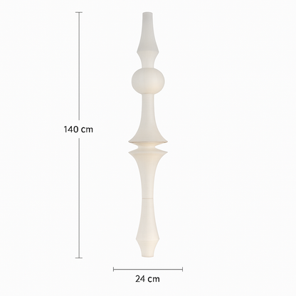 Suspension LED Wabi-Sabi Papier de Riz Blanc