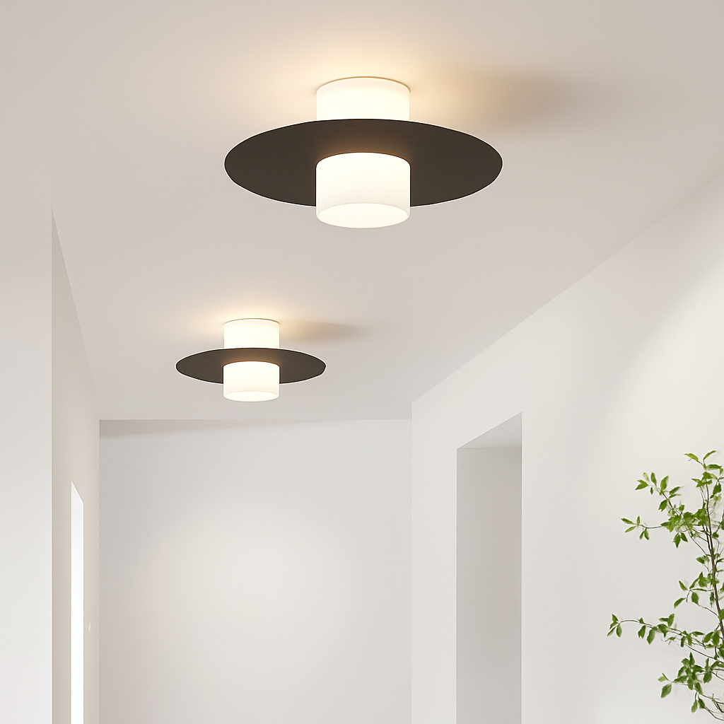 Plafonnier LED Moderne ZSHLZC - Blanc/Noir