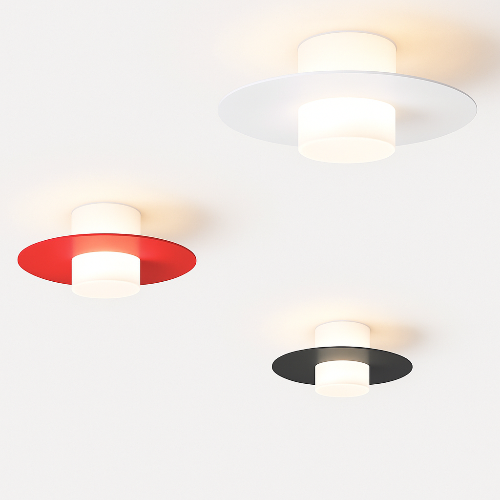 Plafonnier LED Moderne ZSHLZC - Blanc/Noir