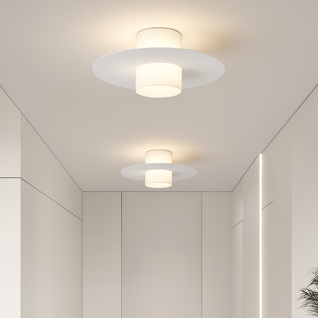 Plafonnier LED Moderne ZSHLZC - Blanc/Noir