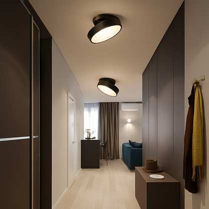 Plafonnier LED Rond Design Nordique Cuivre & Bronze