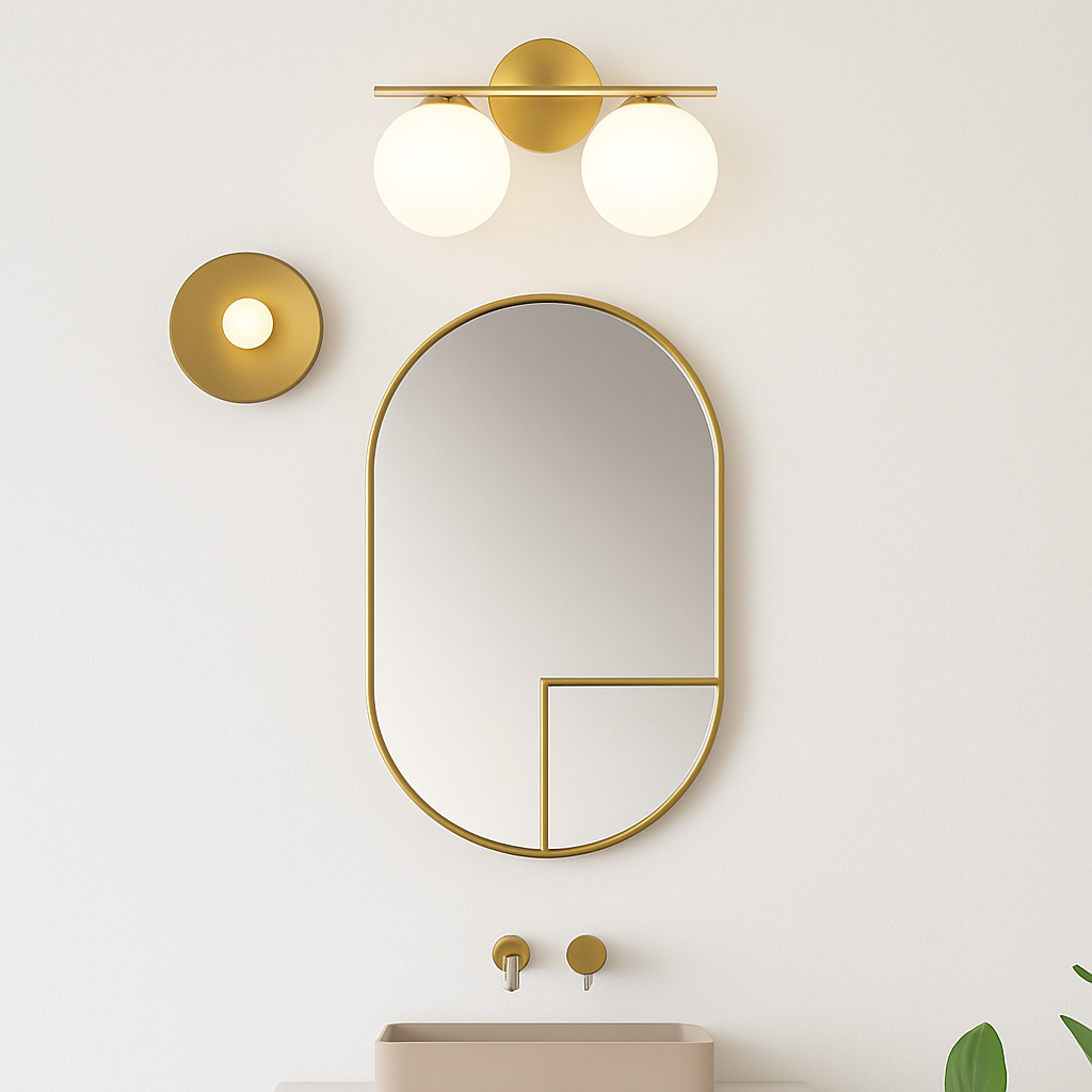 Plafonnier LED Nordique Métal & Verre - Design Moderne
