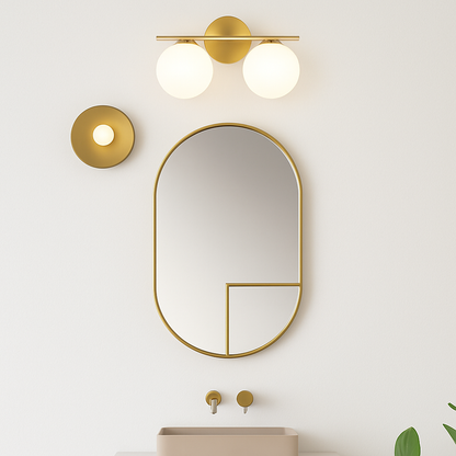Plafonnier LED Nordique Métal & Verre - Design Moderne