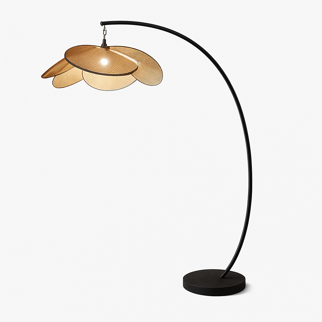Lustre LED Rotin Tressé Artisanal - Design Naturel & Moderne