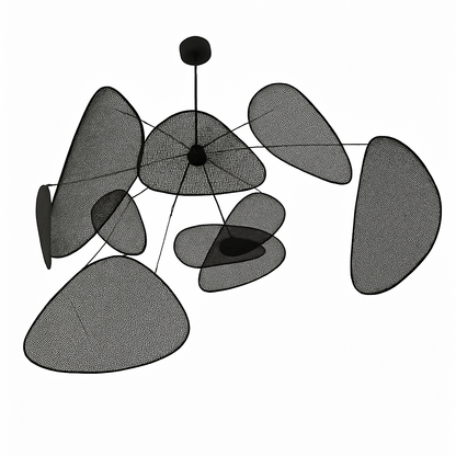 Lustre LED Rotin Tressé Artisanal - Design Naturel & Moderne