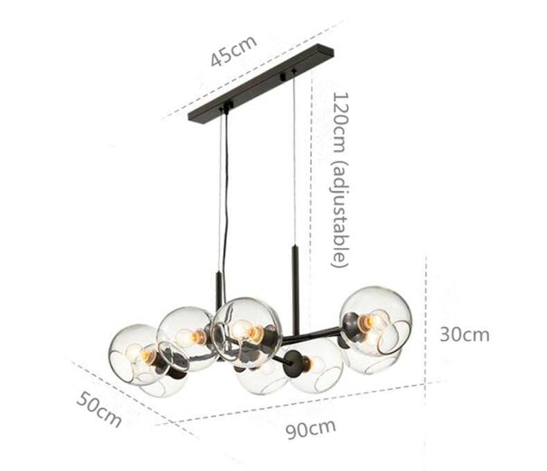 Lustre Sphère Verre Design BRIDAY
