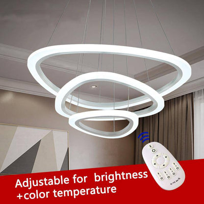 Lustre LED Luxury Ring : Design Anneaux Lumineux