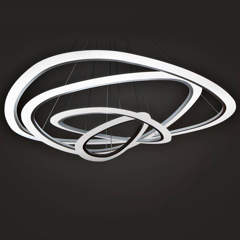 Lustre LED Luxury Ring : Design Anneaux Lumineux