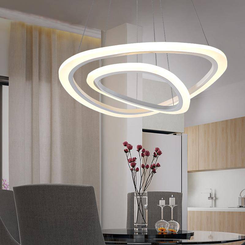 Lustre LED Luxury Ring : Design Anneaux Lumineux