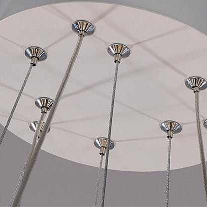 Lustre LED Luxury Ring : Design Anneaux Lumineux