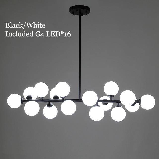 Lustre Design Verre & Métal - LED Moderne
