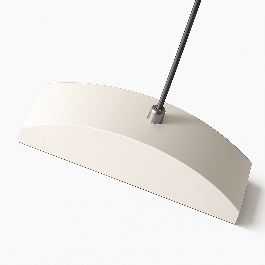 Lustre LED Ruban Aluminium Design Moderne