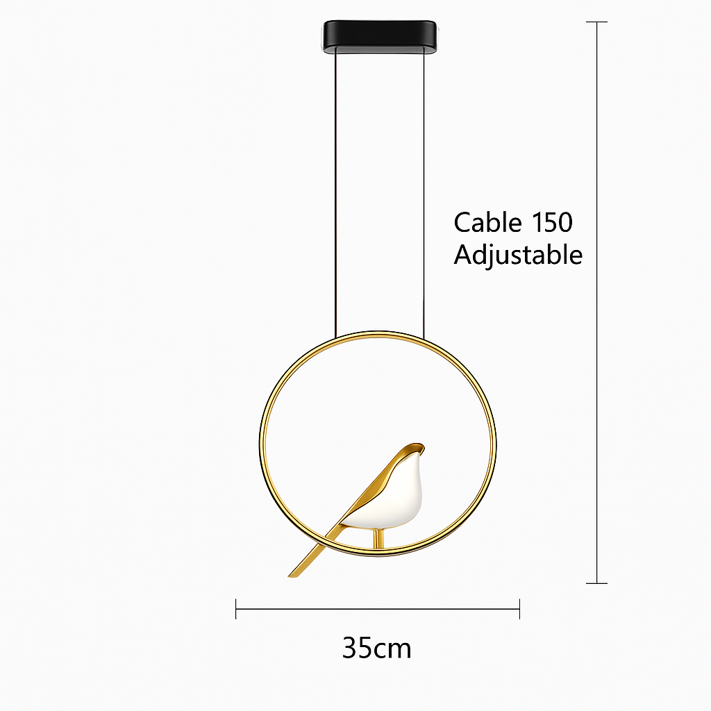 Lustre LED Oiseau Design Scandinave & Moderne