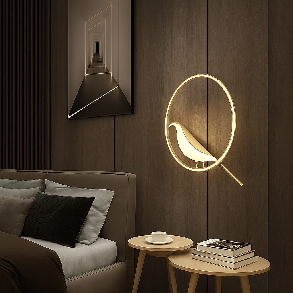Lustre LED Oiseau Design Scandinave & Moderne