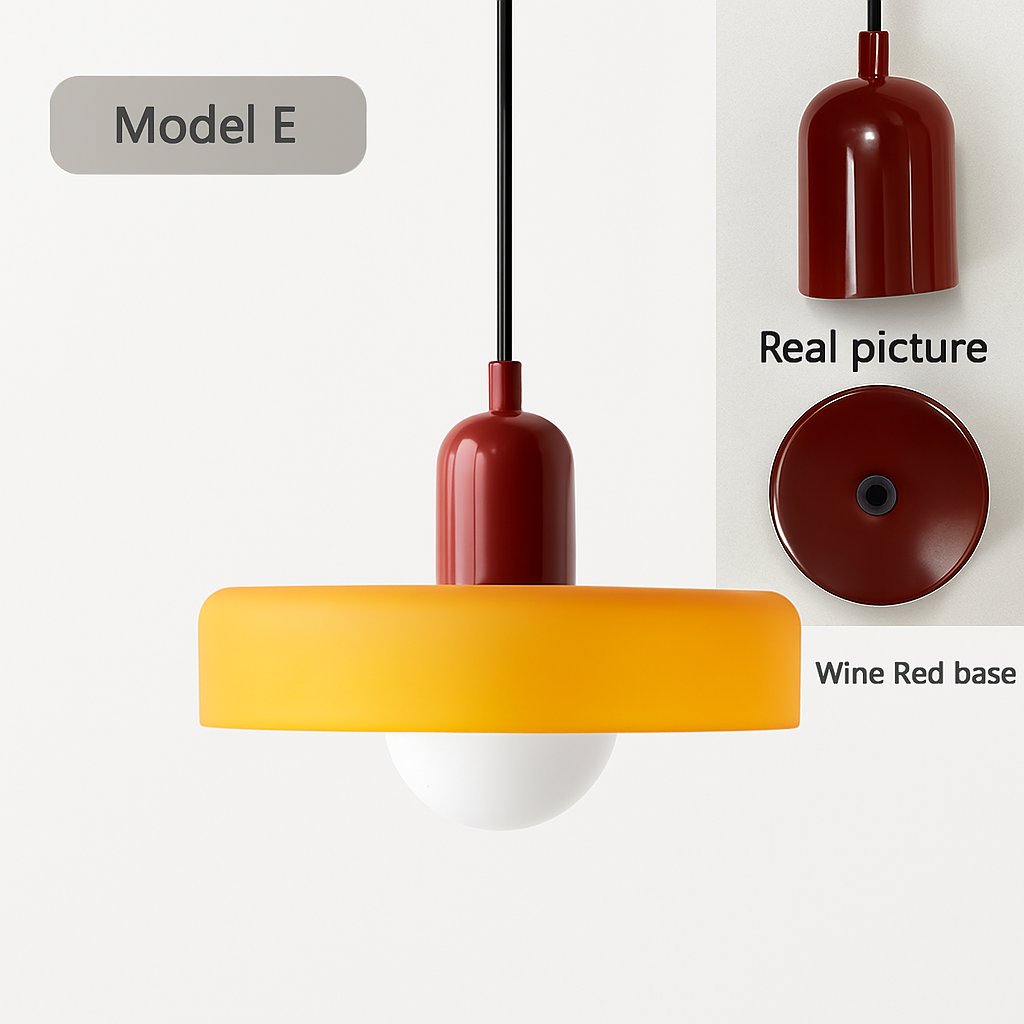 Suspension Vitrail G9 Élégante - Verre Coloré
