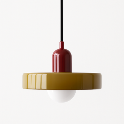 Suspension Vitrail G9 Élégante - Verre Coloré