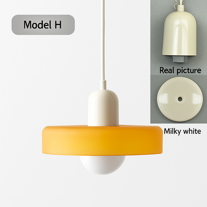Suspension Vitrail G9 Élégante - Verre Coloré