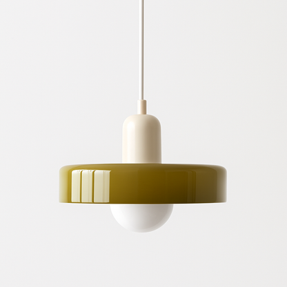 Suspension Vitrail G9 Élégante - Verre Coloré