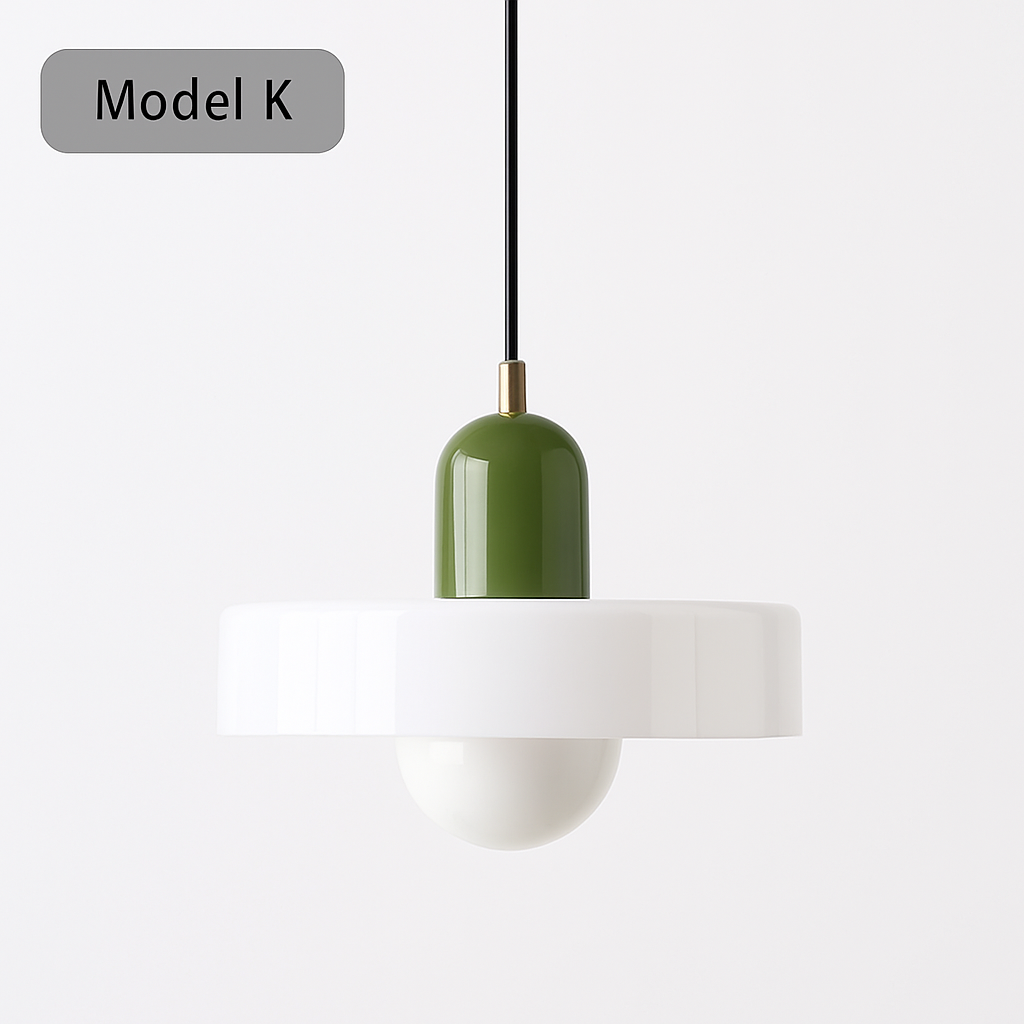 Suspension Vitrail G9 Élégante - Verre Coloré