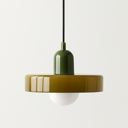 Suspension Vitrail G9 Élégante - Verre Coloré