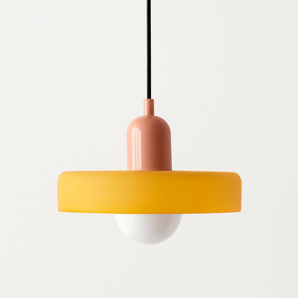 Suspension Vitrail G9 Élégante - Verre Coloré