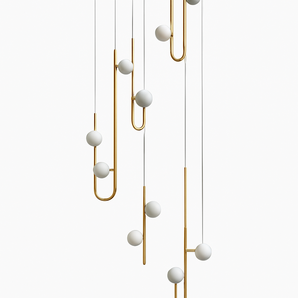 Suspension LED Design Spirale Moderne