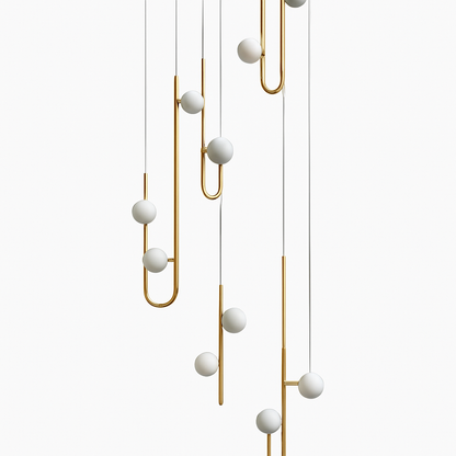 Suspension LED Design Spirale Moderne
