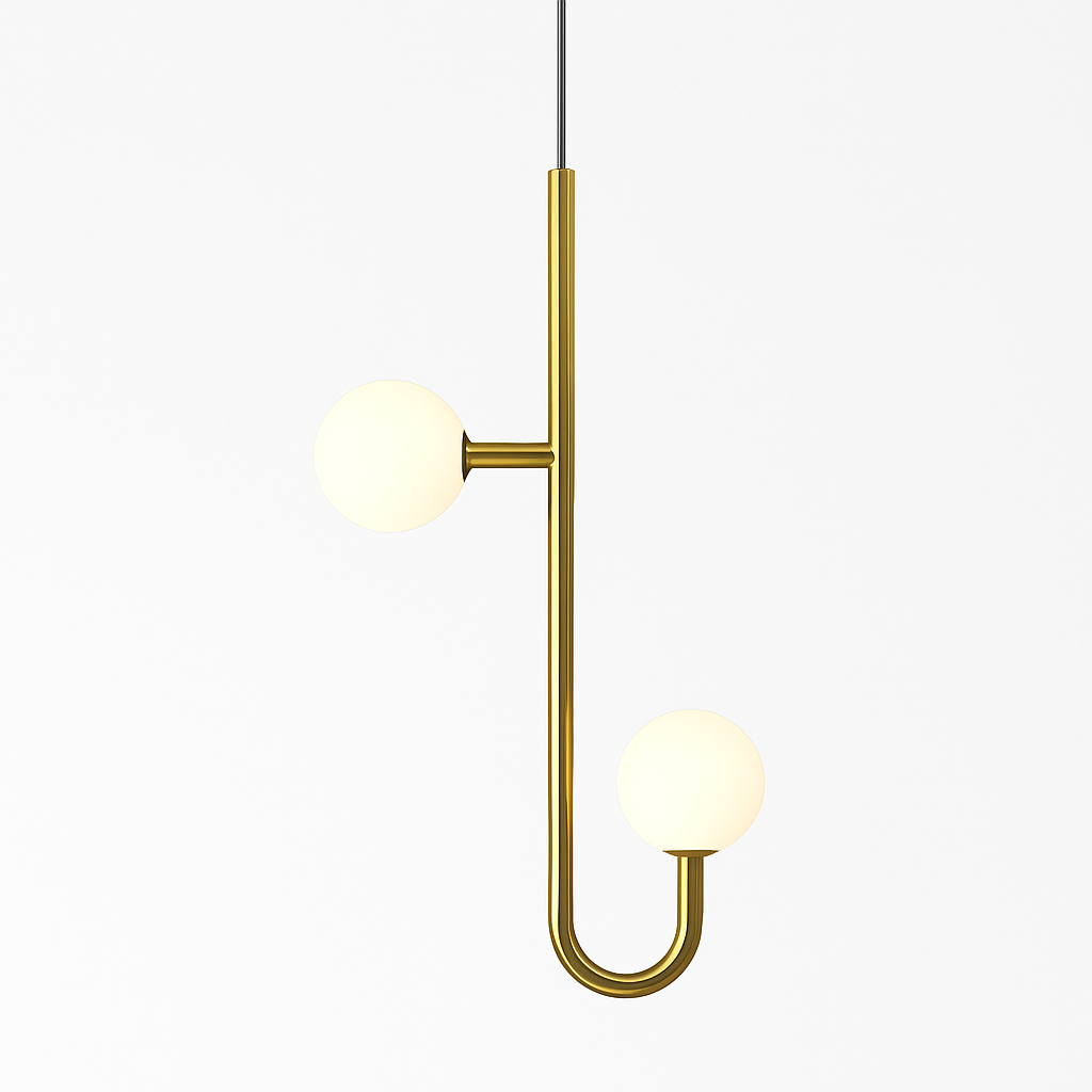 Suspension LED Design Spirale Moderne