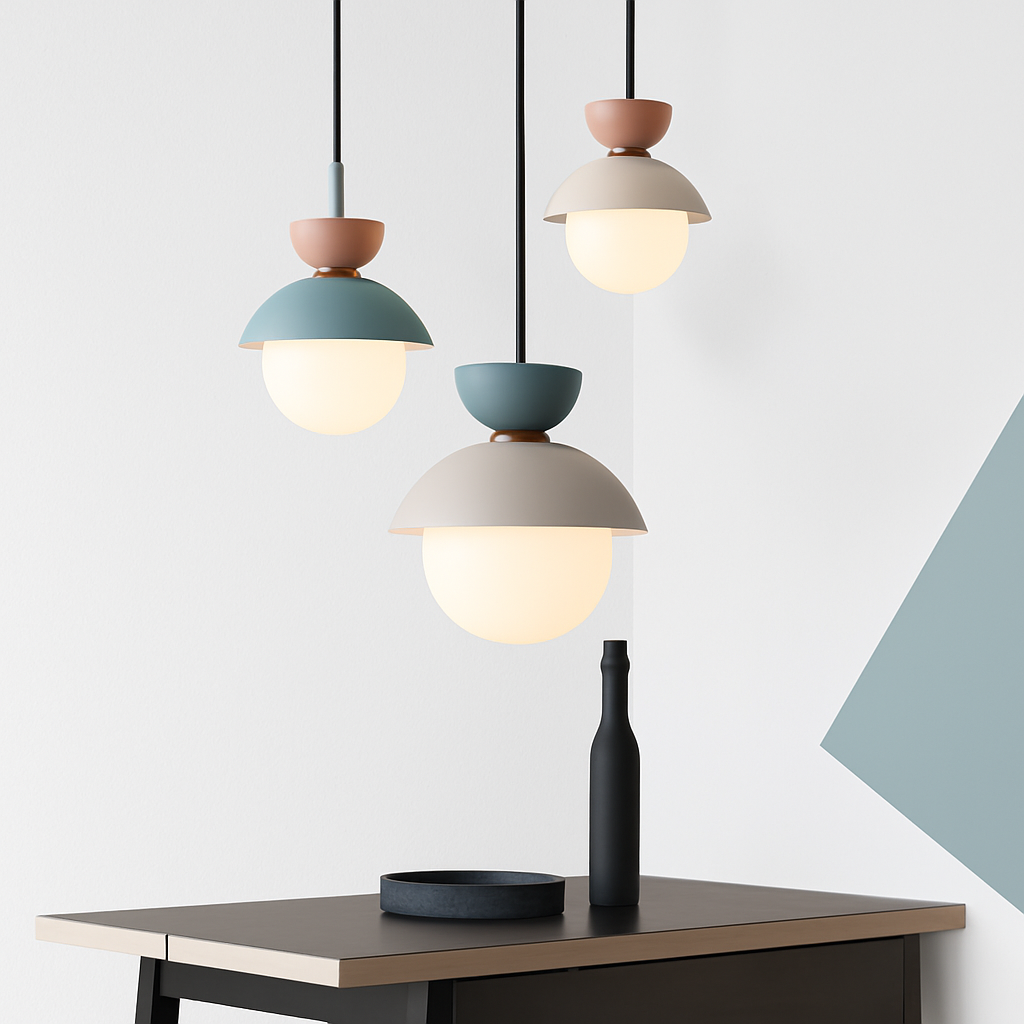 Suspension Boule Verre Scandinave Moderne