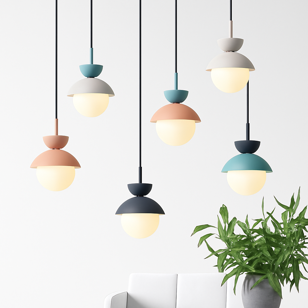 Suspension Boule Verre Scandinave Moderne