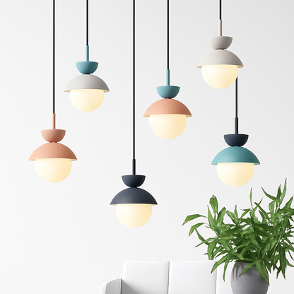 Suspension Boule Verre Scandinave Moderne