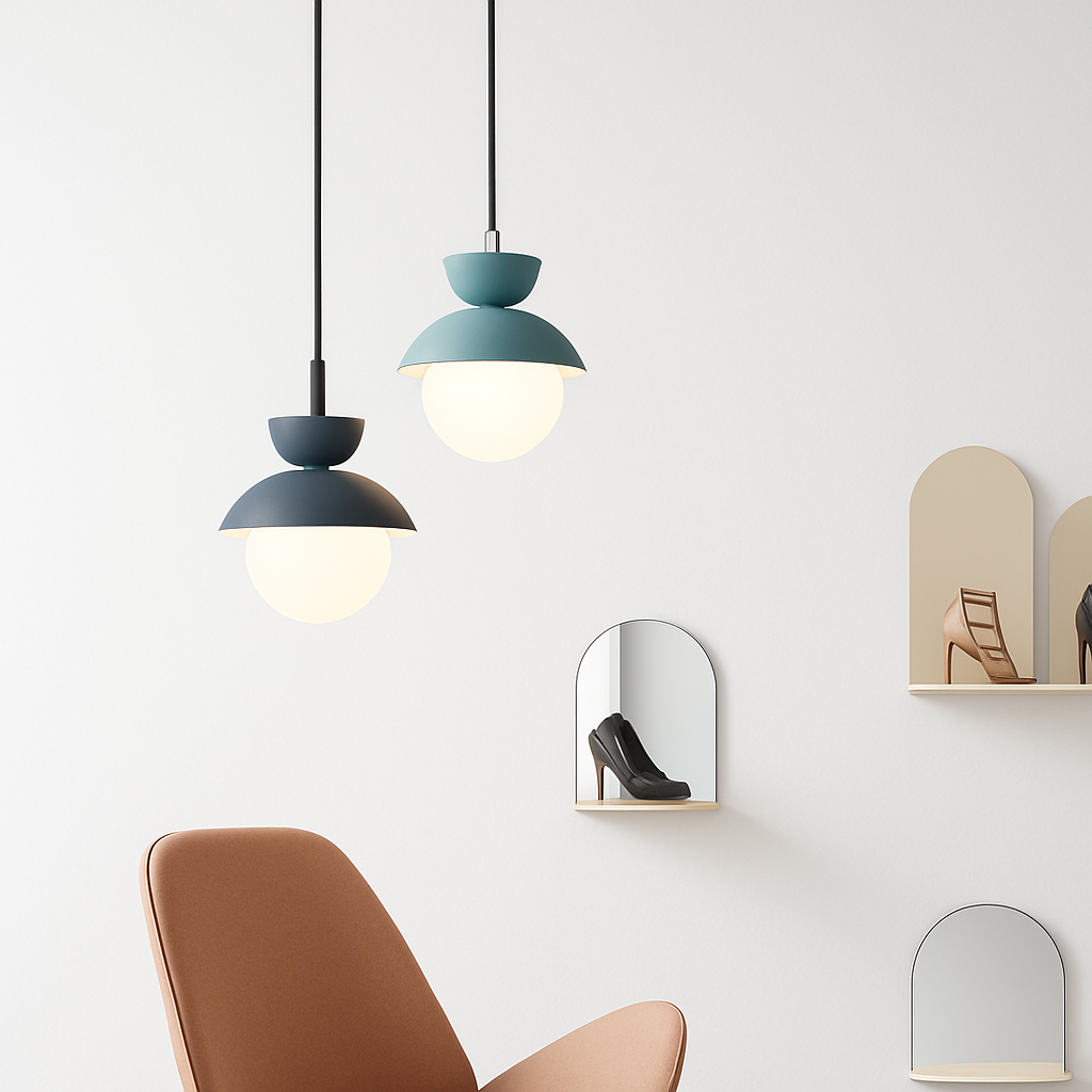 Suspension Boule Verre Scandinave Moderne