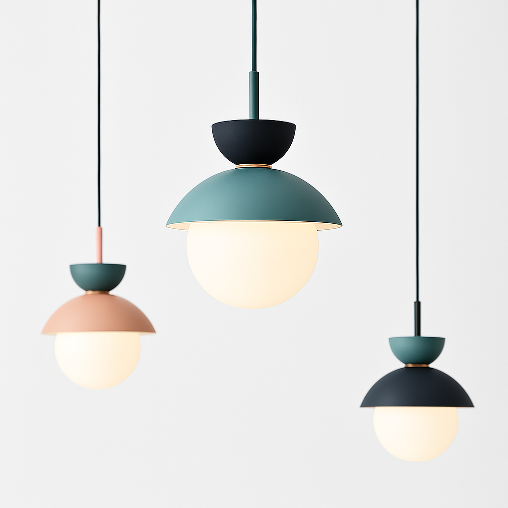 Suspension Boule Verre Scandinave Moderne