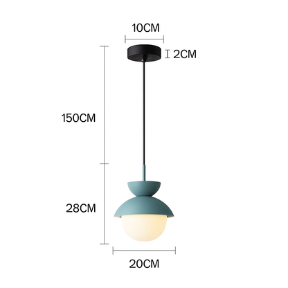 Suspension Boule Verre Scandinave Moderne