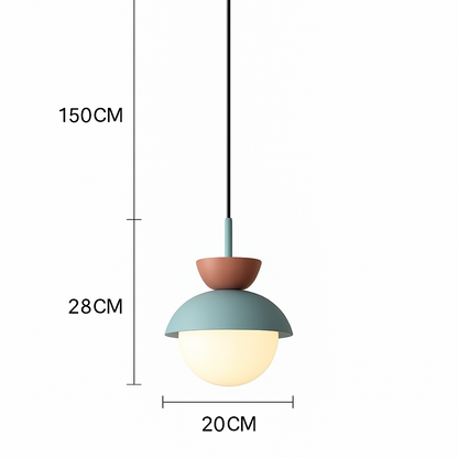 Suspension Boule Verre Scandinave Moderne