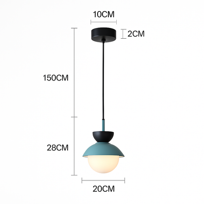 Suspension Boule Verre Scandinave Moderne
