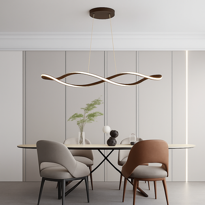 Lustre LED Moderne 92cm - Suspension Design & Connectée