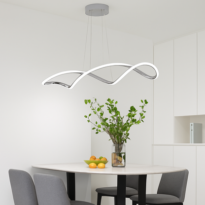 Lustre LED Moderne 92cm - Suspension Design & Connectée