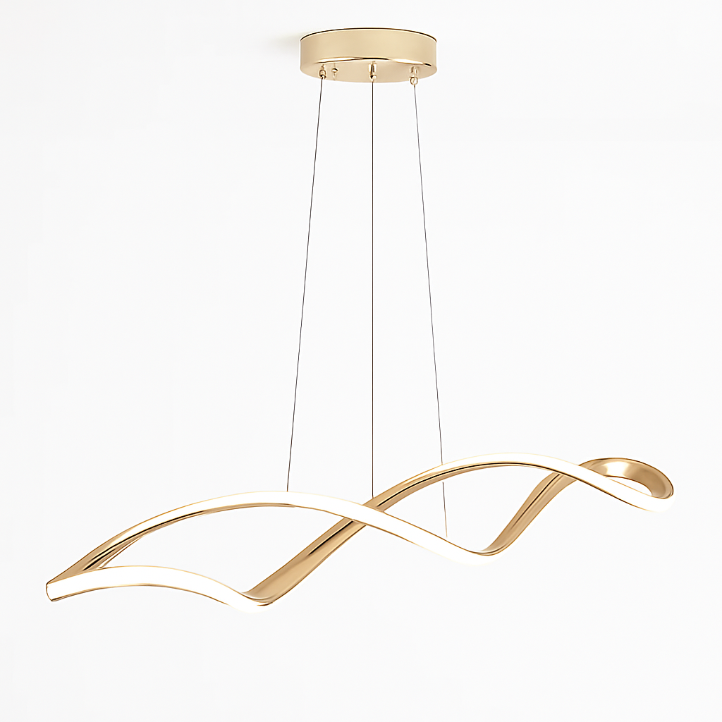 Lustre LED Moderne 92cm - Suspension Design & Connectée