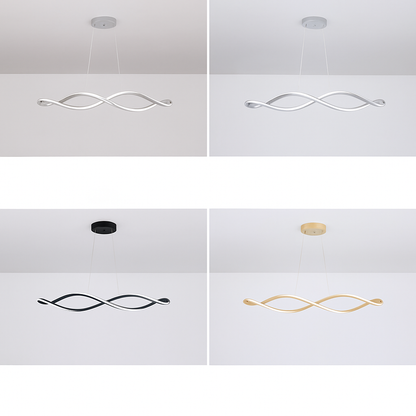 Lustre LED Moderne 92cm - Suspension Design & Connectée