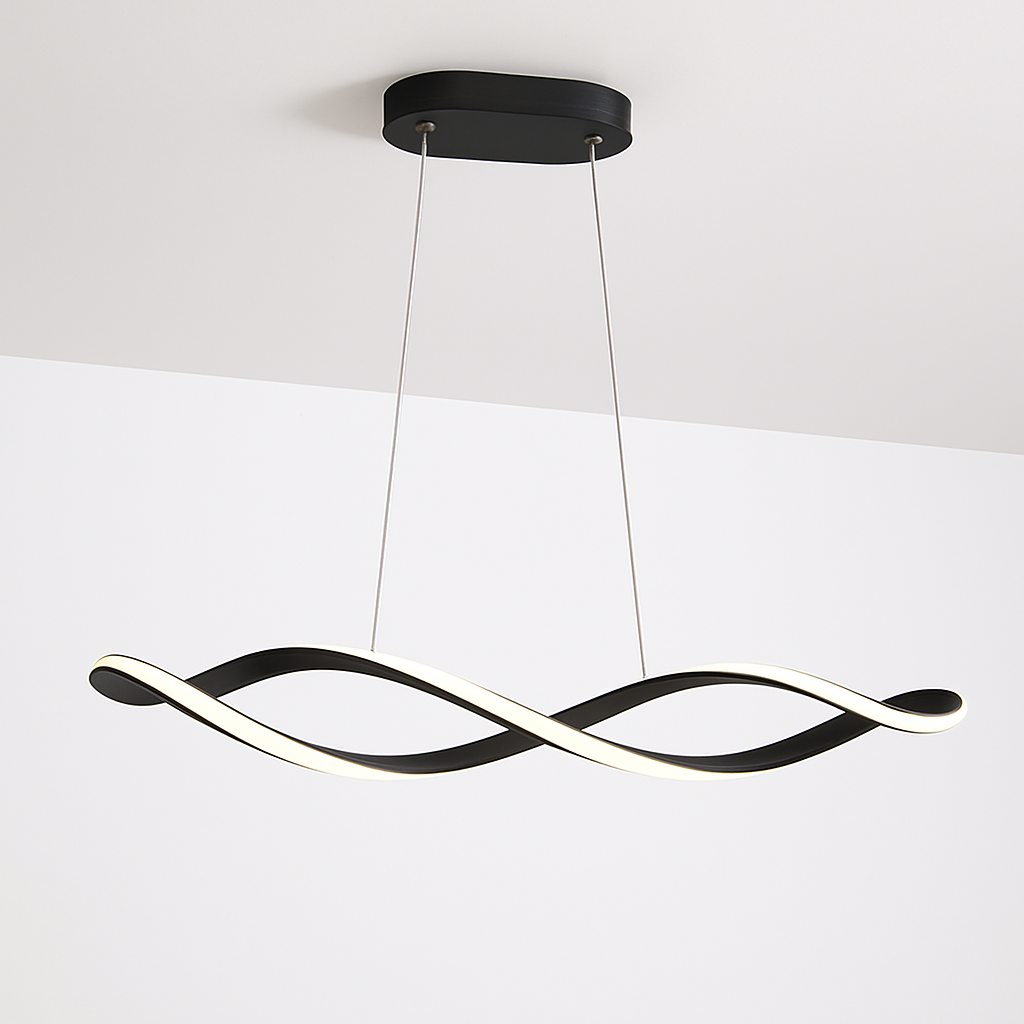 Lustre LED Moderne 92cm - Suspension Design & Connectée
