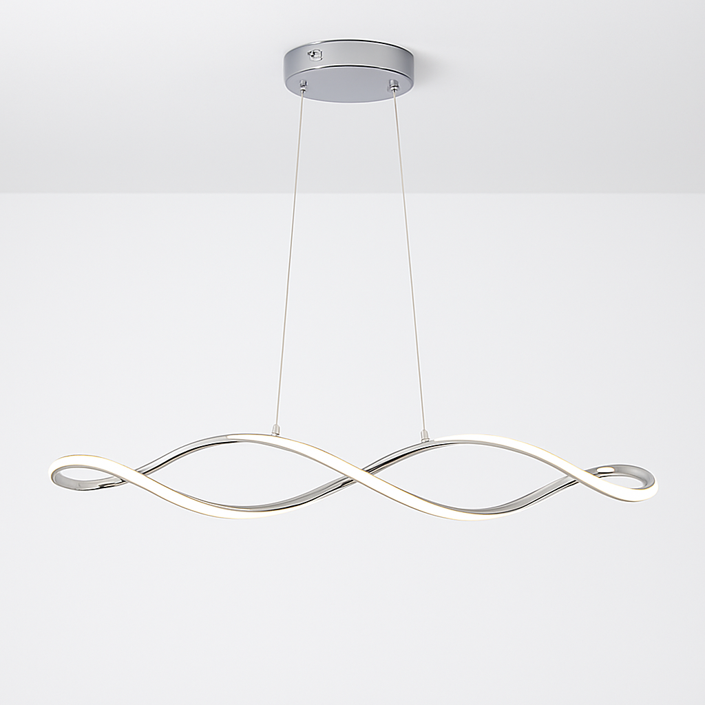 Lustre LED Moderne 92cm - Suspension Design & Connectée